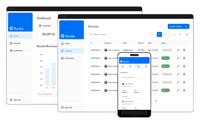 Next.js Dashboard